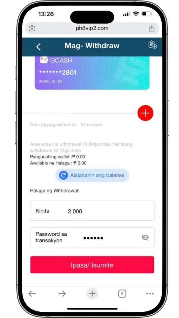 TOPONE Mag withdraw